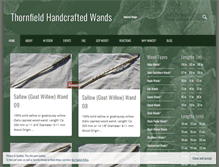 Tablet Screenshot of handcrafted-wands.co.uk